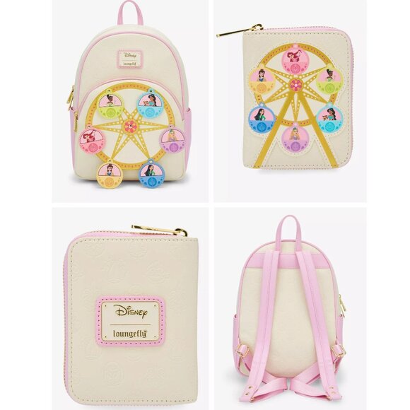 Loungefly Disney Princess Ferris Wheel Mini Backpack & Wallet - Exclusive Loungefly Disney Princess Ferris Wheel Mini Backpack  main image 3